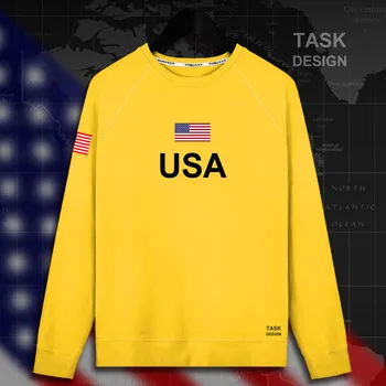 Jungtinių amerikos valstijų Amerika JAV JAV vyrų hoodie puloveriai hoodies vyrų palaidinukė plonas naujų drabužių streetwear megztiniai tracksuit nati