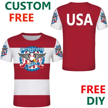 Jungtinių amerikos valstijų Nemokamų Užsakymą Amerikos apranga-JAV Vėliavos Tee Marškinėliai 