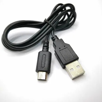 Juoda 1.2 m USB Įkroviklio Maitinimo Kabelis Linija Įkrovimo Laido Viela, Nintendo DS Lite DSL, NDSL 100vnt