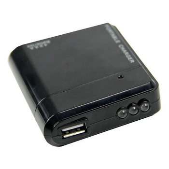 Juoda 4X AA Baterijos, Nešiojamų, Avarinis Energijos Įkroviklis USB mobilusis Telefonas