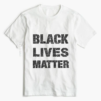 Juoda Gyvena Klausimą T-Shirt aš negaliu Kvėpuoti Juoda Istorijos BLM Vyrai Moterys Tee Marškinėliai Naujų Drabužių Streetwear