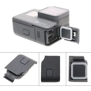 Juoda UV Filtras, Objektyvo Pusėje, Durų Dangtelis USB-C, Mini HDMI Uosto Raštas vietoj GoPro HERO5/6/7 Remontas Priedai