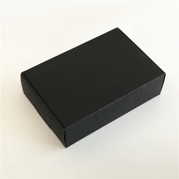 Juodas Popierius Dovanų Dėžutė Pakuotės paslaptingas Saldainiai Džiaugtis ekranas Pakuotės Dėžutė papuošalų Laikymui Atveju kartono Dėžės