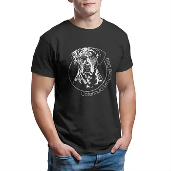 Juokinga Didžiuotis Catahoula Leopard Šuo portretas Dovana T-Shirt Žaidimai didmeninės Drabužių Mielas Kawaii trumpomis Rankovėmis T-shirt 7522