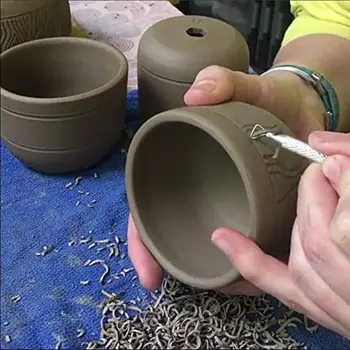 Juostelės įrankis keramikos Polimero Molis Profesinės Aliuminio Viela iš Nerūdijančiojo Plieno Keramikos Skulptūrų Drožyba Apipjaustymas Grandiklis įrankis