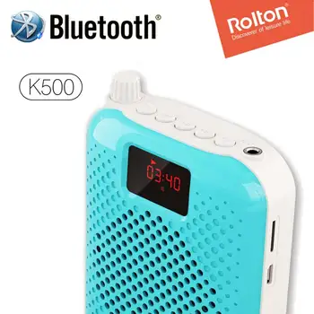 K500 Nešiojamas Mikrofonas Bluetooth Kortelių Garsiakalbis, Įrašymo Funkcija, Stiprintuvas Mokytojas Vadovas Kabo Didelės Galios Garsiakalbis Garsiakalbis