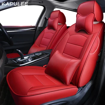 KADULEE užsakymą nekilnojamojo oda automobilių sėdynės padengti mercedes benz gl c180 c200 e300 w211 w203 w204 ML automobilių pagalvėlė Automobilių Sėdynės stilius