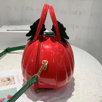 Kalėdinė dovana 2021 naujus moteriškus krepšyje nešiojamas krepšys PU moteris maišo moliūgų formos krepšys asmenybės kūrybos krepšys