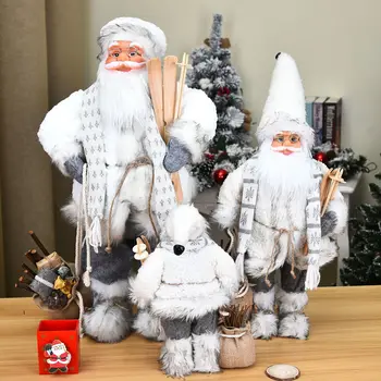 Kalėdų Dekoracijos Namų Mielas Santa Claus Decoracion Vaikų Žaislai Laimingų Naujųjų Metų 2021 Mados Kalėdų Papuošalai Navidad