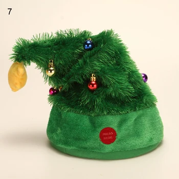 Kalėdų Elementai, Elektriniai Skrybėlę Dainavimo Kepurės Su Muzika Mielas Pliušinis Žaislas Kalėdų Dovanų Šalis L5