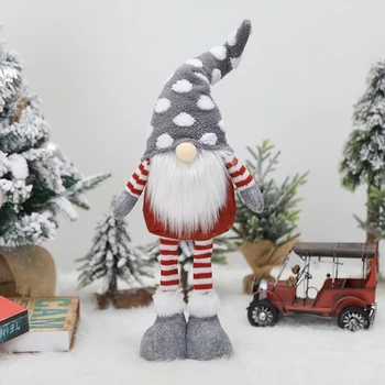 Kalėdų Elf Apdailos Juostelė, Rankų Darbo, Sėdi, Stovi Gnome Švedijos Lėlės Žaislas