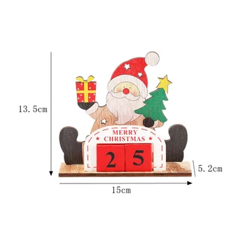 Kalėdų Kalendorius Kalėdų Dekoracijos Kalėdų Senelio Lėlės Elf Mediniai Advento Atgalinės Atskaitos Noel Kalėdos 2021 Naujųjų Metų Dovanos Navidad
