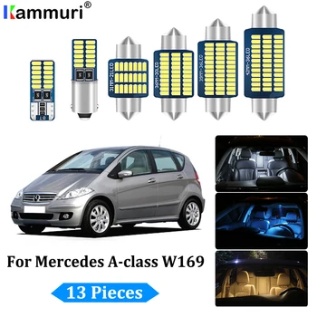 KAMMURI 13X LED Licenciją plokštelės lemputės + Interjero dome Light Rinkinys, Skirtas 