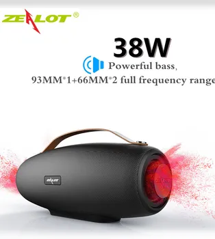 KANANIETĮ S27 Belaidžio Vandeniui Portable Bluetooth Speaker 38W Didelio galingumo žemų dažnių garsiakalbis Soundbar Sunkiųjų Bosinė Kolonėlė Suppprt TF AUX USB
