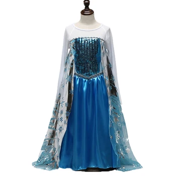 Karalienė, Princesė Ana Elsa Suknelė Mergaitėms Užšaldyti Elsa Suknelės Vaikams Mergaitės Drabužius Šalis, Vestuvių Cosplay Suknelė Vestiods