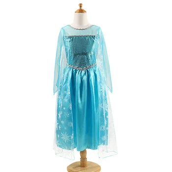 Karalienė, Princesė Ana Elsa Suknelė Mergaitėms Užšaldyti Elsa Suknelės Vaikams Mergaitės Drabužius Šalis, Vestuvių Cosplay Suknelė Vestiods