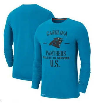 Karolina Vyrų Apvalios Kaklo Marškinėliai Panthers Pasveikinti Paslaugų Nuošalė Legenda Veiklos Long Sleeve T-Shirt Alyvuogių