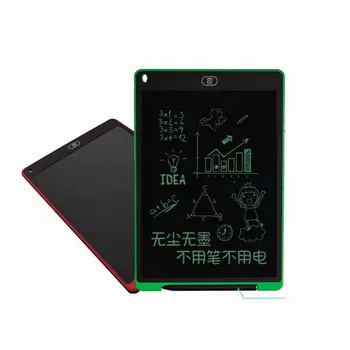 Karšta 12 colių LCD Raštu Tabletė Ištrinti Piešimo Tablet Elektroninių Kompiuterizuotos LCD Rašysenos Mygtukai Vaikams Rašymo Lenta Piešimo Žaislą