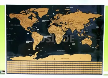 Karšta! Didelio Dydžio Kūrybos Nulio Pasaulio Žemėlapyje Nacionalinės Vėliavos Geografija Sienų Lipdukų Plakatas Kabo Tapybos Kambario Dekoro 58X83 CM