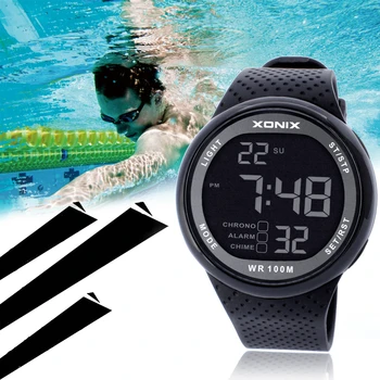 Karšta!!! Mados, Vyrai Sporto Laikrodžiai atsparus Vandeniui 100m Lauko Įdomus Skaitmeninės Žiūrėti Plaukimo, Nardymo Laikrodis Reloj Hombre Montre Homme