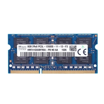 KARŠTO DDR3 8GB 12800 1 600mhz 1.35 V RAM Atminties Laptop Notebook 204-PIN SODIMM Žemos Įtampos Non-ECC, Dual Channel