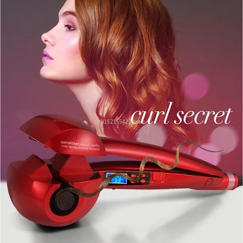 Karšto LCD Ekranas Automatinis Garbanoti Geležies Šildymas, Plaukų Priežiūros, Formavimo Priemonės, Keraminės Banga Plaukų Curl Magic Hair Curler