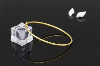 Karšto Nuosavybė Diamond Išdrožti 18K Grynas Nekilnojamojo Tiesa, Auksinis AU750 Bangles Moterų Moterų Upscale Gražus Madingų Papuošalų 2019 Dovana