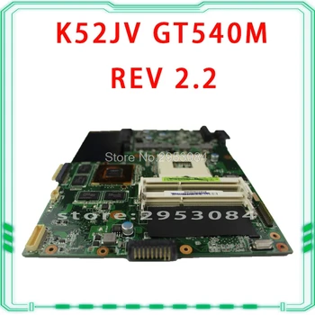 Karšto pardavimo Asus K52JV REV 2.2 PGA989 GT540M HM55 N12P-GS-A1 DDR3 VRAM Nešiojamas plokštė K52JV Visiškai išbandytos S-4
