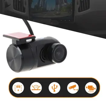 Karšto Pardavimo Brūkšnys Kamera Automobilio USB DVR Kamera HD 170 Laipsnių Vairavimo Diktofonas Naktinio Matymo G-sensorius