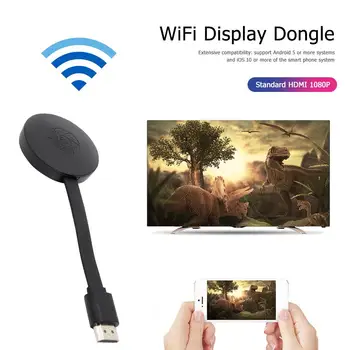 Karšto Pardavimo Ekranas Dongle Multi-funkcija HDMI Belaidžio Ekrano 1080P Imtuvas Mobiliojo telefono Ekrane Įmestas Atspindinti Dongle Adapterį