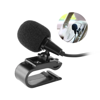Karšto Pardavimo Išorės Automobilis, Mikrofonas (3,5 mm Jack Plug Stereo Laidiniai Mikrofonai su U Formos Apkaba Radijas Audio, Mikrofono DVD VNT