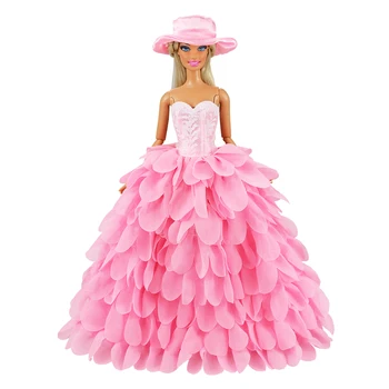 Karšto Pardavimo Mados Lėlės priedai Vaikams, Žaislai, Vestuvių Vakaro Princesė Šalies Lėlės Drabužius Suknelė Barbie Padažu Žaidimas, 