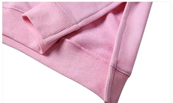 Karšto pardavimo mens hip-hop rožinė hoodies megztiniai vyrams su skyle hoodies vyrų mados žiemos vyrų streetwear naują atvykimo