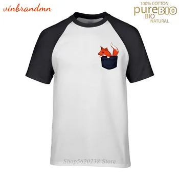 Karšto pardavimo Mielas Lady Mažai kišenėje Fox Grafinis T-shirts fox Harajuku Naujas Dizainas, Spausdinimo Marškinėliai Hipster Užsakymą Camiseta Hombre