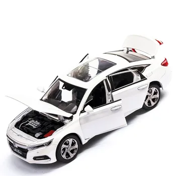 Karšto Pardavimui, 1:32 Honda Accord Cinko lydinys Automobilio Modelį Diecasts & Žaislinės Transporto priemonės Garso, Šviesos Automobilio Traukti Atgal, Vaikų Žaislų Kolekcija Vaikams Dovanų