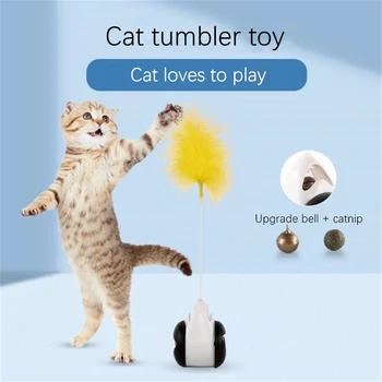 Katė Žaislas Smart Ratais, Automatinė, Kačių Žaislas Ne Įkrovimo Katė Žaislas Interaktyvus Nereguliarus Sukimosi Režimas Juokinga Katė Žaislas Prekes