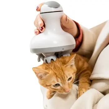 Katės Elektros Automatinė Galvos Massager USB Įkrovimo Katės Letena Masažo Įrankis Šuo Interactive Vadovas Stresą, Atsipalaiduoti Žaislai