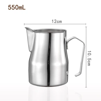 Kavos Pieno Putų Ąsotis Taurės 750/550/350ML Nerūdijančio Plieno Espresso Garuose Ąsotis V60 Maker