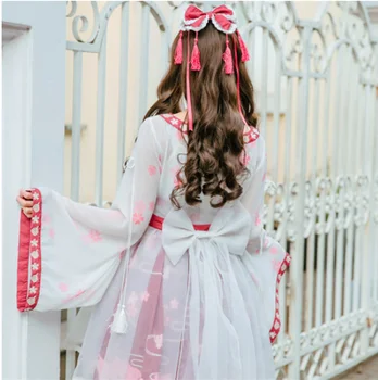 Kawaii girl gotikos stiliaus Kinijos derliaus saldus lolita dress mielas siuvinėjimas spausdinimo bowknot viktorijos suknelė lolita op loli cos