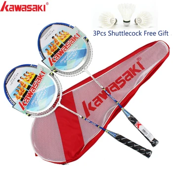 Kawasaki Badmintono Raketės Aliuminio Lydinio Rėmas Badmintono Raketės Su virvele IKI-0162 Su Nemokama Shuttlecock