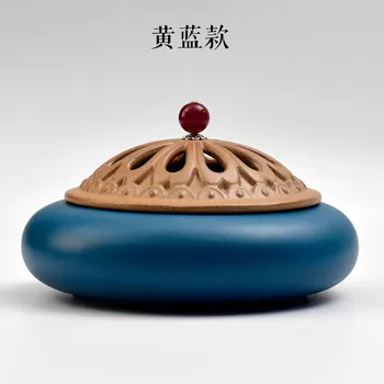 Keramikos Smilkalų Degiklis Buda Dūmų Sutra Insence Degiklis Box Blue Room Kvepalų Queimador De Smilkalų Zen Papuošalai AC50XL
