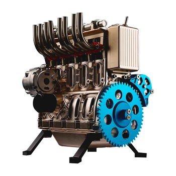 Keturių cilindrų mini variklis ne Stirlingo Haynes modelis metalo surinkimo gali pradėti modelis, procesas: anodavimas