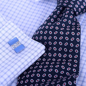 KFLK Papuošalai marškinių rankogalių segtukai už vyrai dizaineris Prekės Mėlyna Manžetai nuorodą vyrų vestuvių prabanga Mygtuką vyrų Aukštos Kokybės svečiai