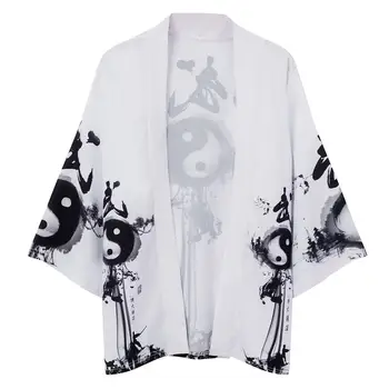 Kimono Megztinis Vyrams Haori Kimonos Karatė Samurajus Kostiumo Kimono Japones Tradicinis Japonų Vyrai Drabužių Vyrų Yukata