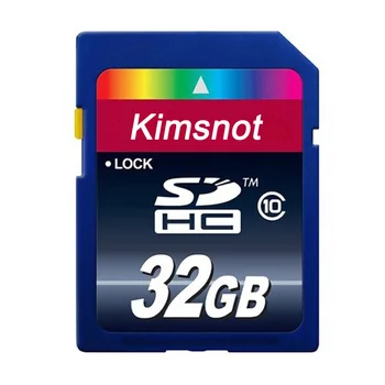 Kimsnot SD Kortelės Atminties Kortelė 32GB 64GB 16GB 8GB Flash Drive, SDXC SDHC atminties Kortelės 10 Klasė Didelės Spartos C10 Skaitmeninio Fotoaparato Didmeninės