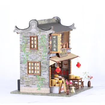 Kinų Arbatos Pastato Modelis Įspūdį Žaislas 