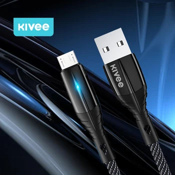 Kivee CB04 USB c tipo kabelis greito įkrovimo micro usb laidas, greito įkrovimo Mobiliojo Telefono Laido Viela, Skirtos 