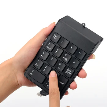 KKmoon Laidinio Skaičių Klaviatūra USB Slim Mini Skaičių Pad Skaitmeninės Klaviatūros 18 Klavišus iMac/Mac Pro/MacBook/MacBook Air/Pro Nešiojamas KOMPIUTERIS