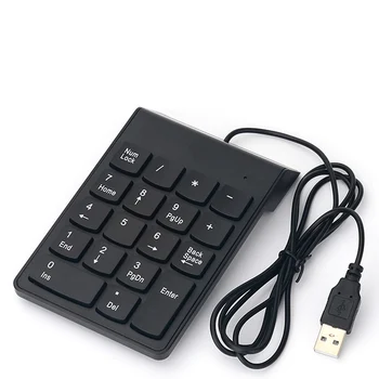 KKmoon Laidinio Skaičių Klaviatūra USB Slim Mini Skaičių Pad Skaitmeninės Klaviatūros 18 Klavišus iMac/Mac Pro/MacBook/MacBook Air/Pro Nešiojamas KOMPIUTERIS