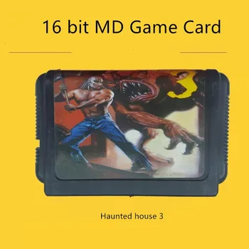 Klasikinis 16 bitų MD vieną žaidimą serijos komiksų Katytė Contra juoda žaidimas kasetė Sega žaidimų konsolės